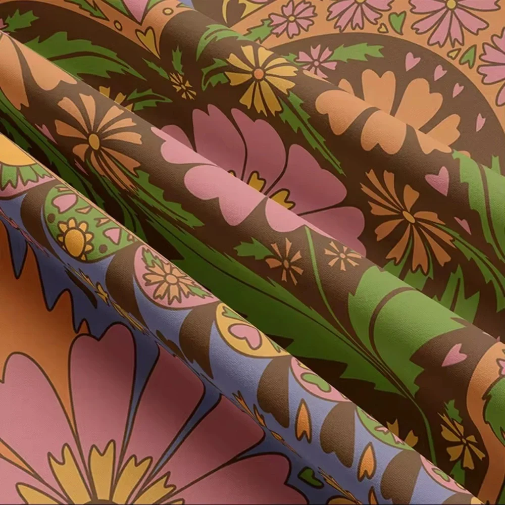 Floral Heart Wall Tapestry